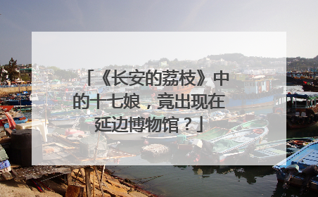 《长安的荔枝》中的十七娘，竟出现在延边博物馆？