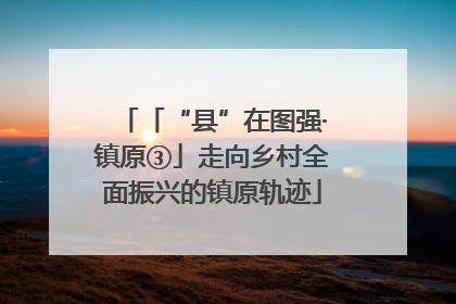 「“县”在图强·镇原③」走向乡村全面振兴的镇原轨迹