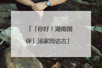 「你好！湖南国保」汤家岗访古