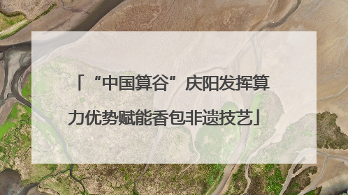 “中国算谷”庆阳发挥算力优势赋能香包非遗技艺