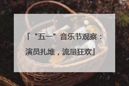 “五一”音乐节观察：演员扎堆，流量狂欢