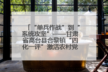 “单兵作战”到“系统攻坚”——甘肃省高台县合黎镇“四化一评”激活农村党员管理新引擎