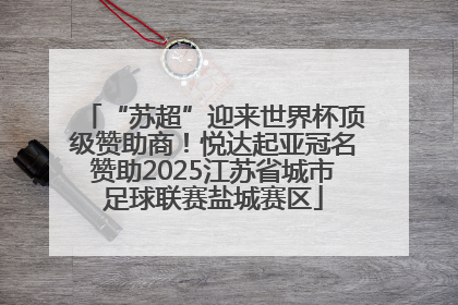 “苏超”迎来世界杯顶级赞助商！悦达起亚冠名赞助2025江苏省城市足球联赛盐城赛区
