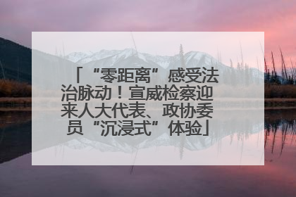 “零距离”感受法治脉动！宣威检察迎来人大代表、政协委员“沉浸式”体验