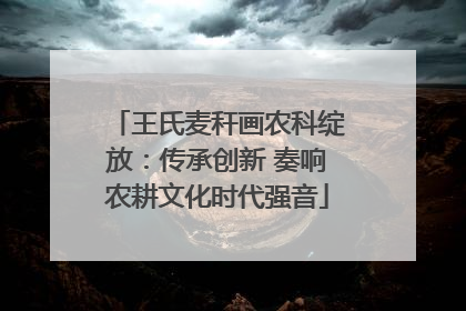 王氏麦秆画农科绽放：传承创新 奏响农耕文化时代强音