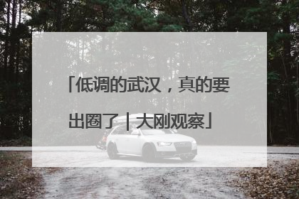 低调的武汉，真的要出圈了｜大刚观察