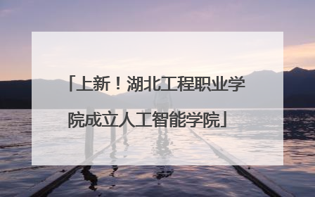 上新！湖北工程职业学院成立人工智能学院