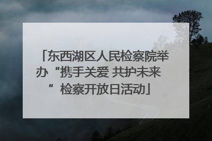 东西湖区人民检察院举办“携手关爱 共护未来”检察开放日活动