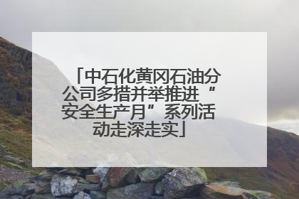 中石化黄冈石油分公司多措并举推进“安全生产月”系列活动走深走实