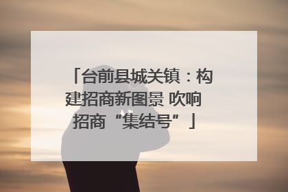台前县城关镇：构建招商新图景 吹响招商“集结号”