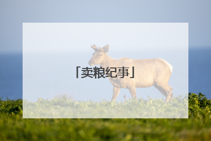 卖粮纪事