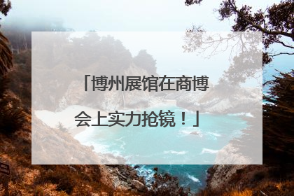博州展馆在商博会上实力抢镜！