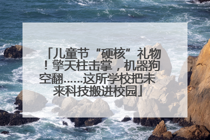 儿童节“硬核”礼物！擎天柱击掌，机器狗空翻……这所学校把未来科技搬进校园