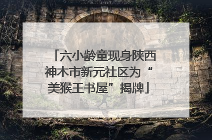 六小龄童现身陕西神木市新元社区为“美猴王书屋”揭牌