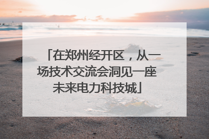 在郑州经开区，从一场技术交流会洞见一座未来电力科技城
