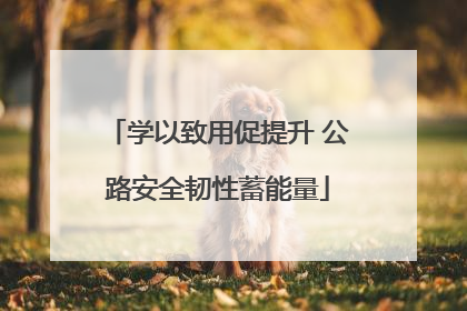 学以致用促提升 公路安全韧性蓄能量