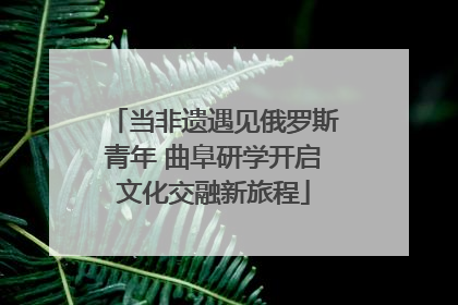 当非遗遇见俄罗斯青年 曲阜研学开启文化交融新旅程