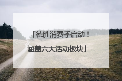 德胜消费季启动！涵盖六大活动板块