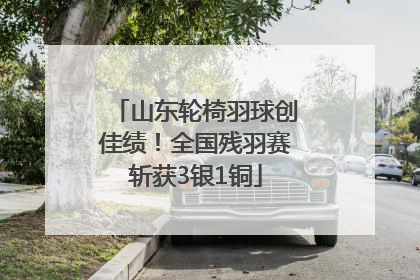 山东轮椅羽球创佳绩！全国残羽赛斩获3银1铜