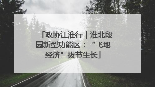 政协江淮行｜淮北段园新型功能区：“飞地经济”拔节生长