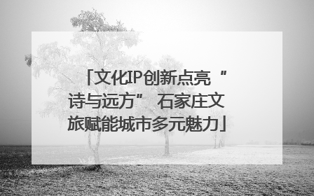 文化IP创新点亮“诗与远方” 石家庄文旅赋能城市多元魅力