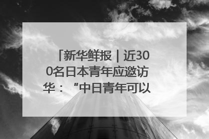 新华鲜报｜近300名日本青年应邀访华：“中日青年可以创造更好的未来”