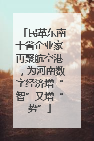 民革东南十省企业家再聚航空港，为河南数字经济增“智”又增“势”