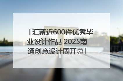 汇聚近600件优秀毕业设计作品 2025南通创意设计周开幕