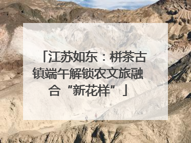 江苏如东：栟茶古镇端午解锁农文旅融合“新花样”