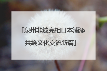 泉州非遗亮相日本浦添 共绘文化交流新篇