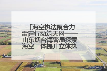海空执法聚合力 雷霆行动筑天网——山东烟台海警局探索海空一体提升立体执法效能纪实
