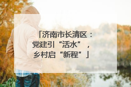 济南市长清区：党建引“活水”，乡村启“新程”