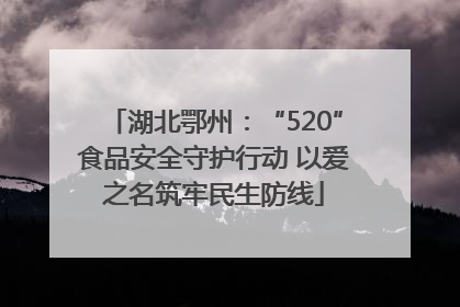 湖北鄂州：“520”食品安全守护行动 以爱之名筑牢民生防线