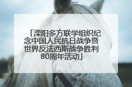 溧阳多方联学组织纪念中国人民抗日战争暨世界反法西斯战争胜利80周年活动