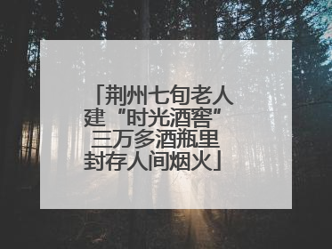 荆州七旬老人建“时光酒窖” 三万多酒瓶里封存人间烟火