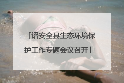 诏安全县生态环境保护工作专题会议召开