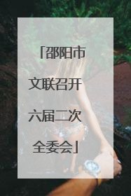 邵阳市文联召开六届二次全委会