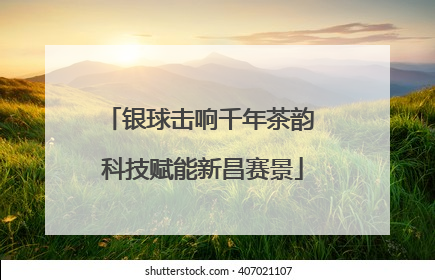 银球击响千年茶韵 科技赋能新昌赛景