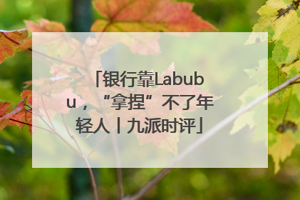 银行靠Labubu，“拿捏”不了年轻人丨九派时评
