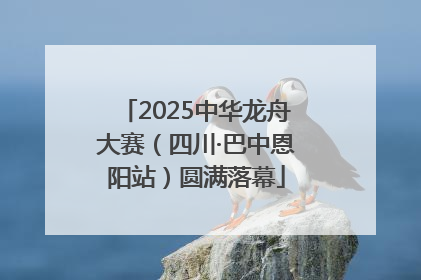2025中华龙舟大赛（四川·巴中恩阳站）圆满落幕