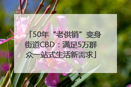 50年“老供销”变身街道CBD：满足5万群众一站式生活新需求