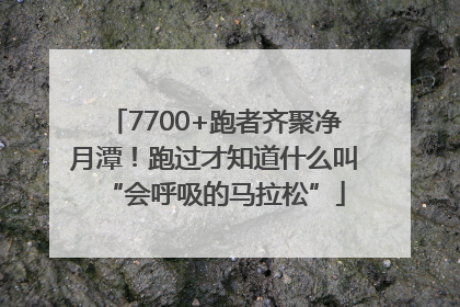 7700+跑者齐聚净月潭！跑过才知道什么叫“会呼吸的马拉松”